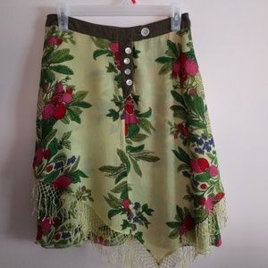Women's Yellow Skirt